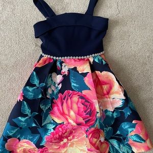 Girls 5t floral party dress